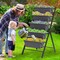 Costway Set of 2 4 FT Vertical Raised Garden Bed 5-Tier Planter Box for Patio Balcony